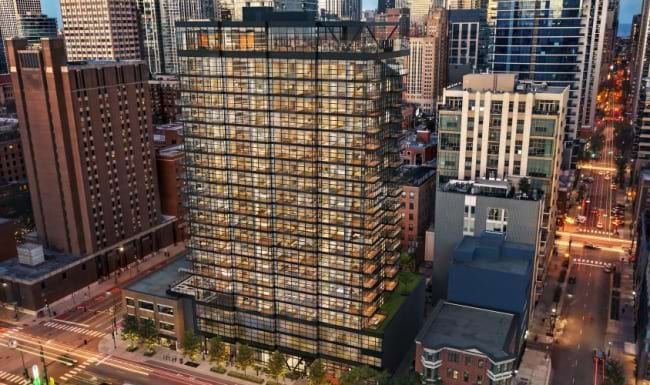 Sophisticated River North Luxury Apartments and Living: The Leo