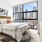 bedroom with windows